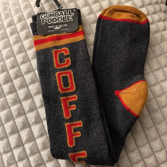 COFFEE KNEE SOCKS - Picture 5 of 5